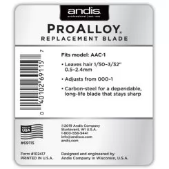 Фото Стандартный нож к машинке Andis Pro Alloy - 3