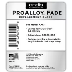 Фото Стандартный нож к машинке Andis Pro Alloy Fade - 3