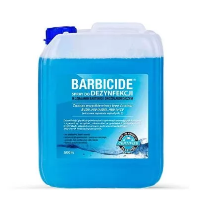 Жидкость без запаха для дезинфекции поверхностей Barbicide Regular 5000 мл.