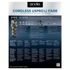 Фото Машинка для стрижки Andis Nation Crown Cordless Us Pro Fade Li - 5