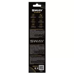 Фото Парикмахерская расческа с пластиковым шпикулем Sway Yellow ion+ 002 - 6